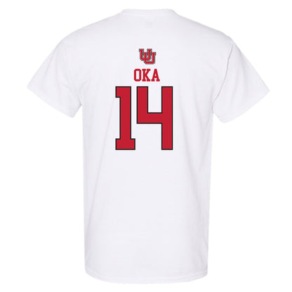 Utah - NCAA Women's Soccer : Julia Oka - Replica Shersey T-Shirt-1