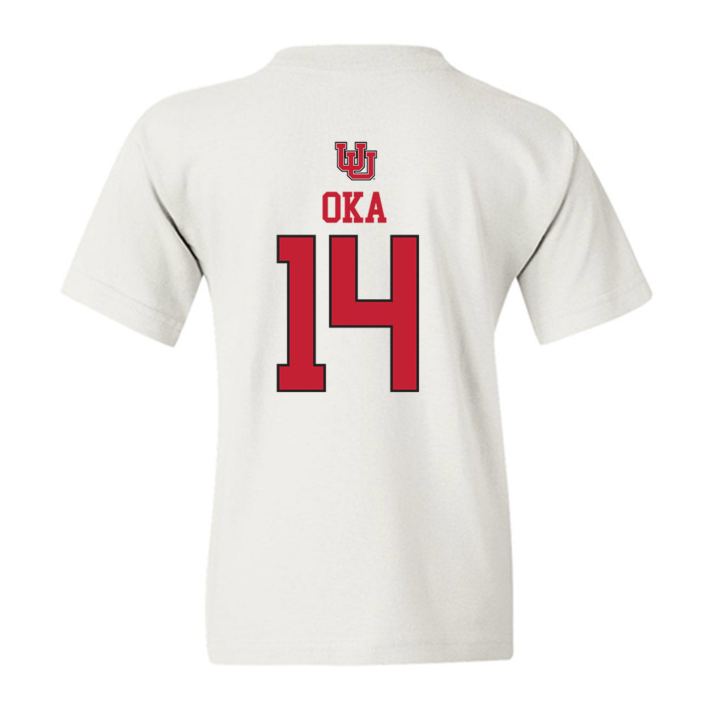 Utah - NCAA Women's Soccer : Julia Oka - Replica Shersey Youth T-Shirt-1
