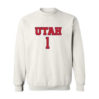 Utah - NCAA Women's Soccer : Erin Gibbs - Replica Shersey Crewneck Sweatshirt-0