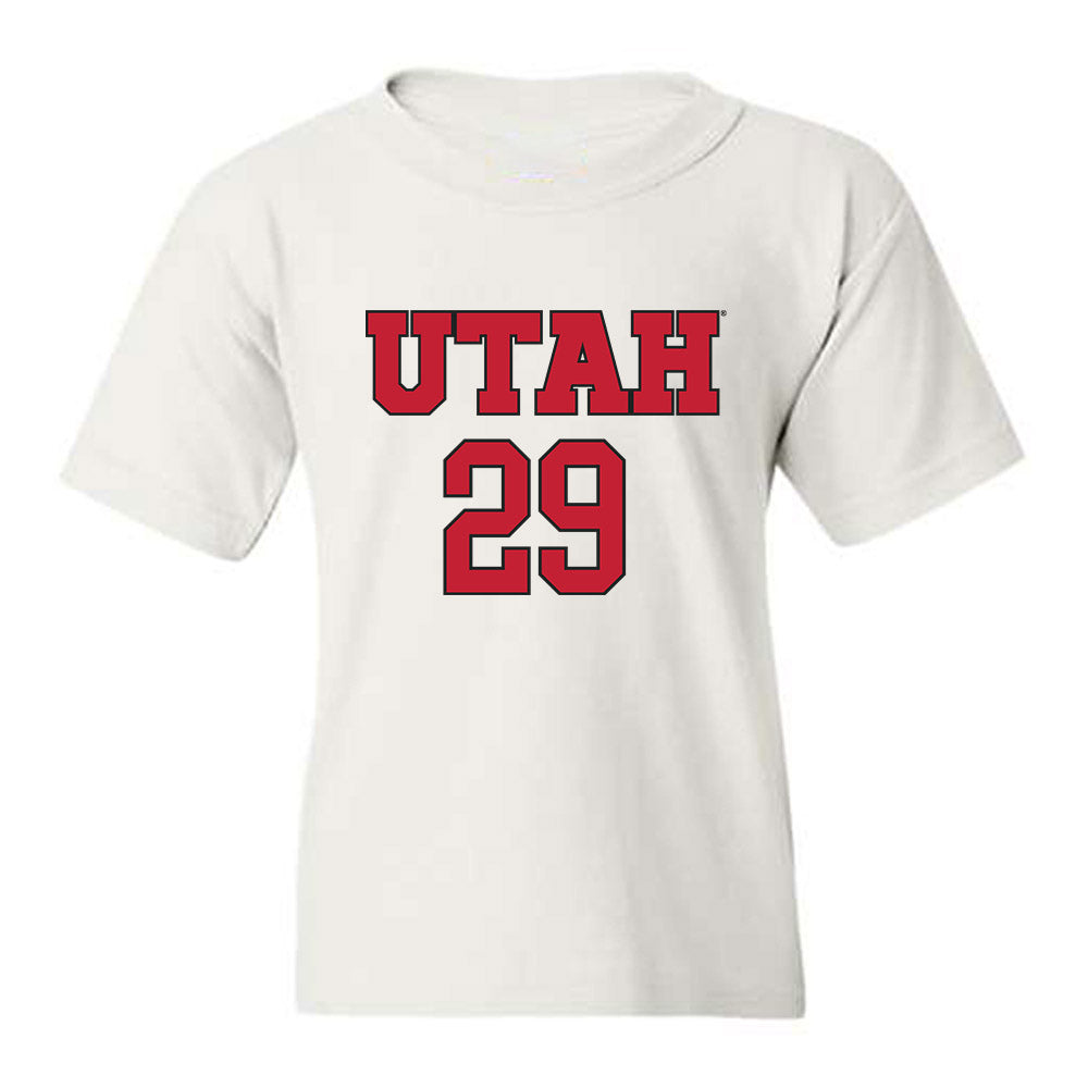 Utah - NCAA Women's Soccer : Alexa Malaspina - Replica Shersey Youth T-Shirt-0