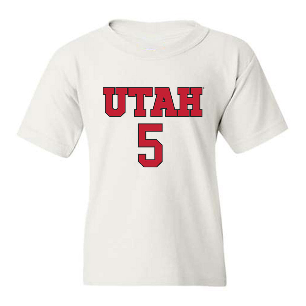 Utah - NCAA Women's Soccer : Abby Affleck - Replica Shersey Youth T-Shirt-0