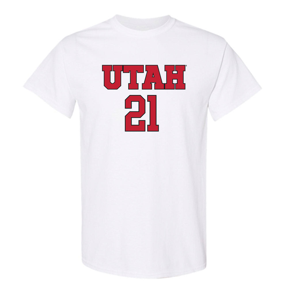 Utah - NCAA Women's Soccer : Ali Swensen - Replica Shersey T-Shirt-0
