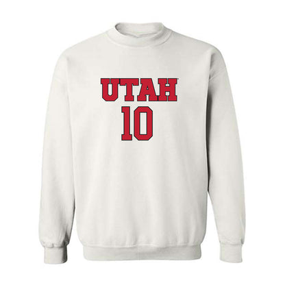 Utah - NCAA Women's Soccer : Londyn Lovell - Replica Shersey Crewneck Sweatshirt-0