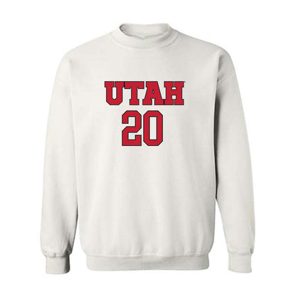 Utah - NCAA Women's Soccer : Sophie Bellini - Replica Shersey Crewneck Sweatshirt-0