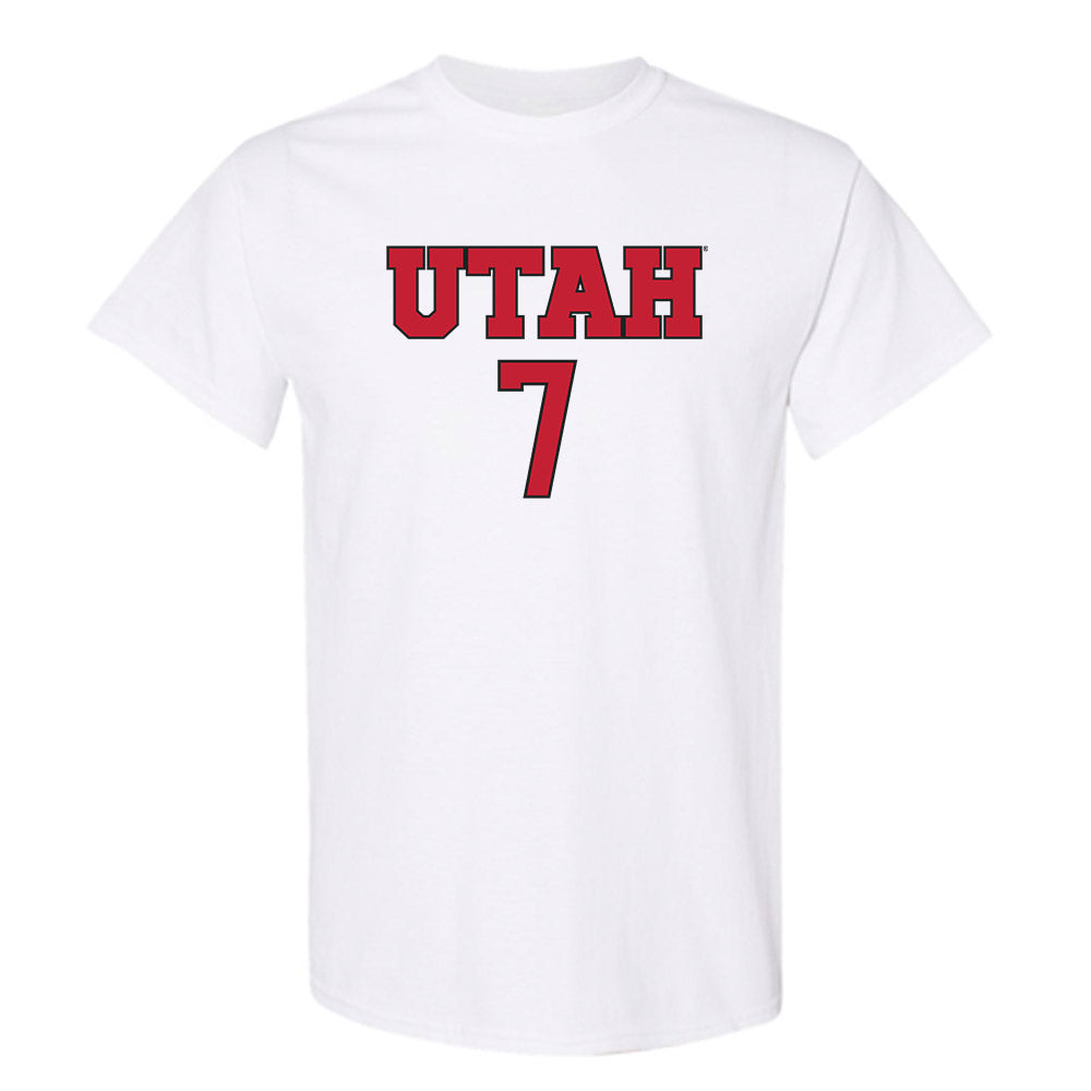 Utah - NCAA Women's Soccer : Kelly Bullock - Replica Shersey T-Shirt-0