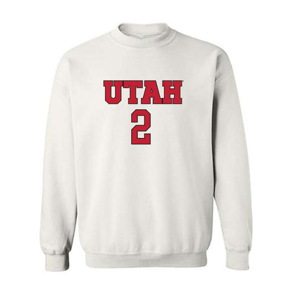 Utah - NCAA Women's Soccer : Callie Blaylock - Replica Shersey Crewneck Sweatshirt-0