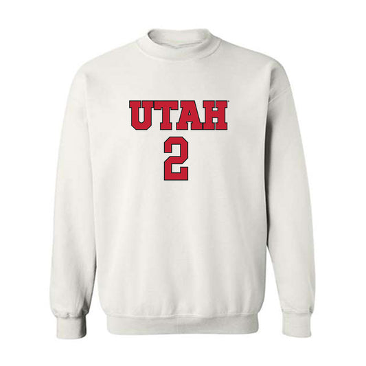 Utah - NCAA Women's Soccer : Callie Blaylock - Replica Shersey Crewneck Sweatshirt-0