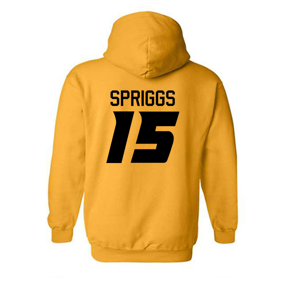 Missouri - NCAA Women's Soccer : shania spriggs - Replica Shersey Hooded Sweatshirt-1