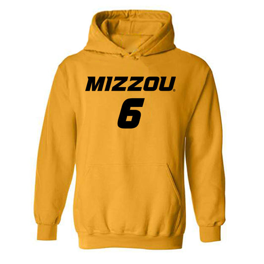 Missouri - NCAA Women's Soccer : Madison Hendershott - Replica Shersey Hooded Sweatshirt-0