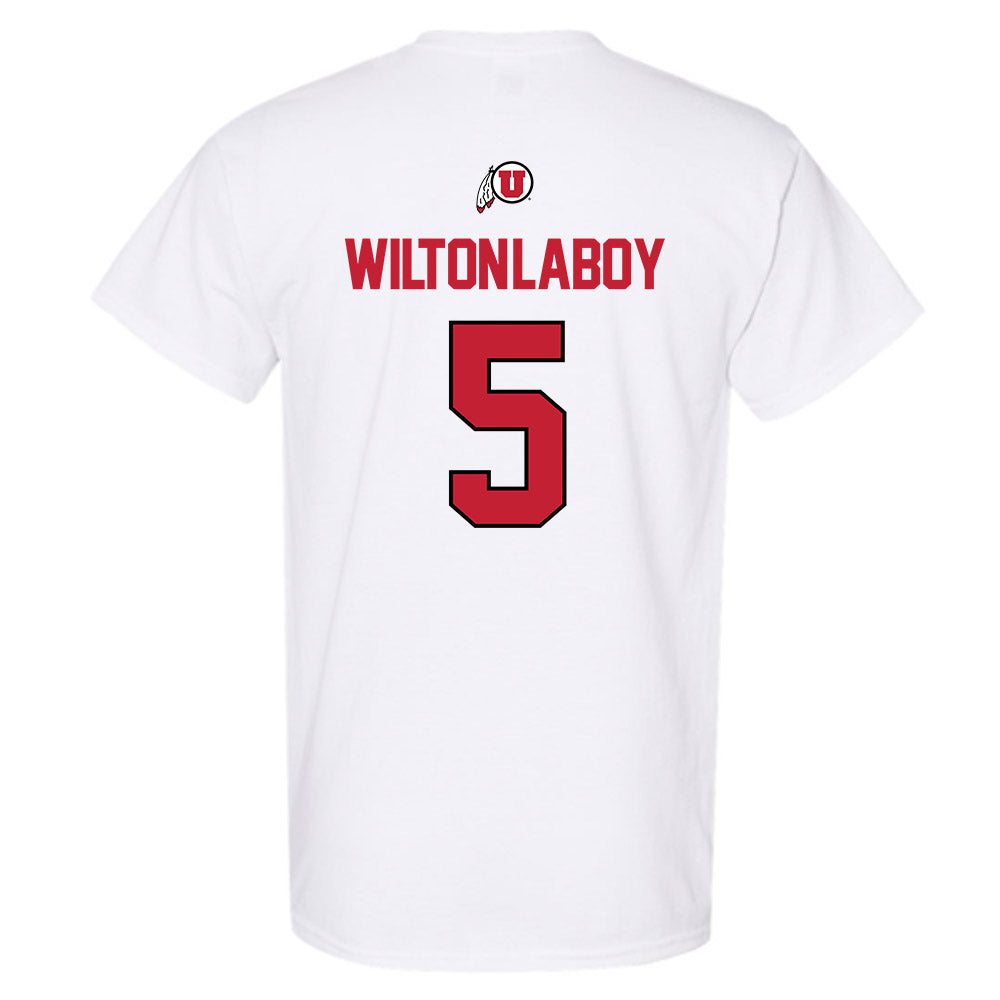 Utah - NCAA Women's Volleyball : Leah Wilton-LaBoy - Replica Shersey T-Shirt-1