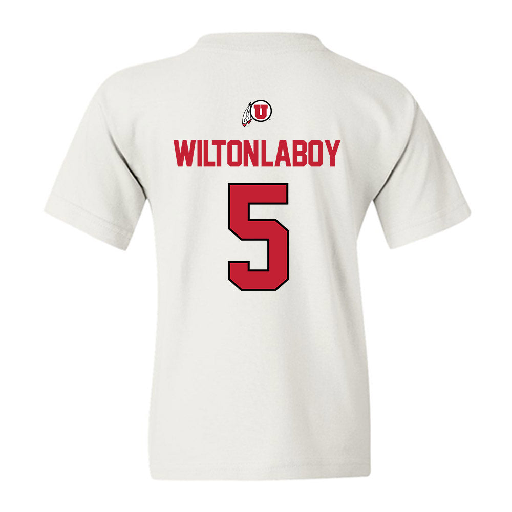 Utah - NCAA Women's Volleyball : Leah Wilton-LaBoy - Replica Shersey Youth T-Shirt-1