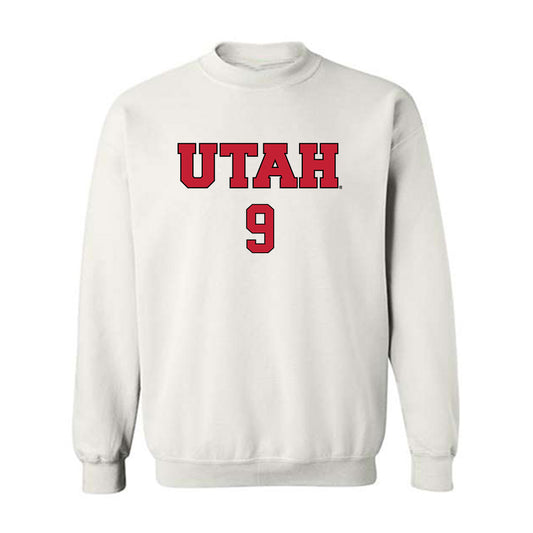 Utah - NCAA Women's Volleyball : Grace Moss - Replica Shersey Crewneck Sweatshirt-0
