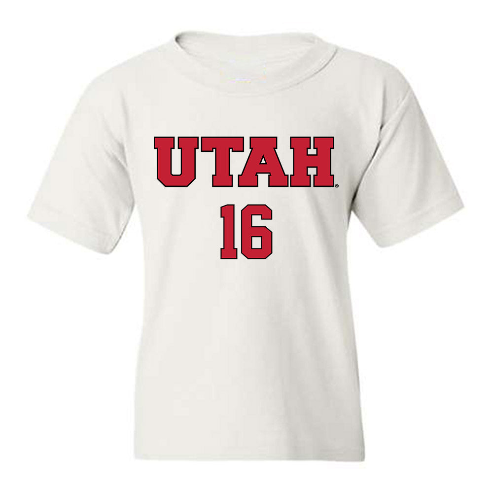 Utah - NCAA Women's Volleyball : Devyn Wiest - Replica Shersey Youth T-Shirt-0