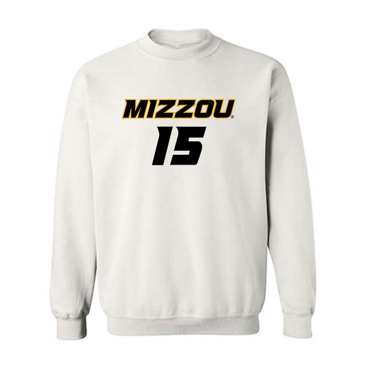 Missouri - NCAA Women's Soccer : shania spriggs - Replica Shersey Crewneck Sweatshirt-0