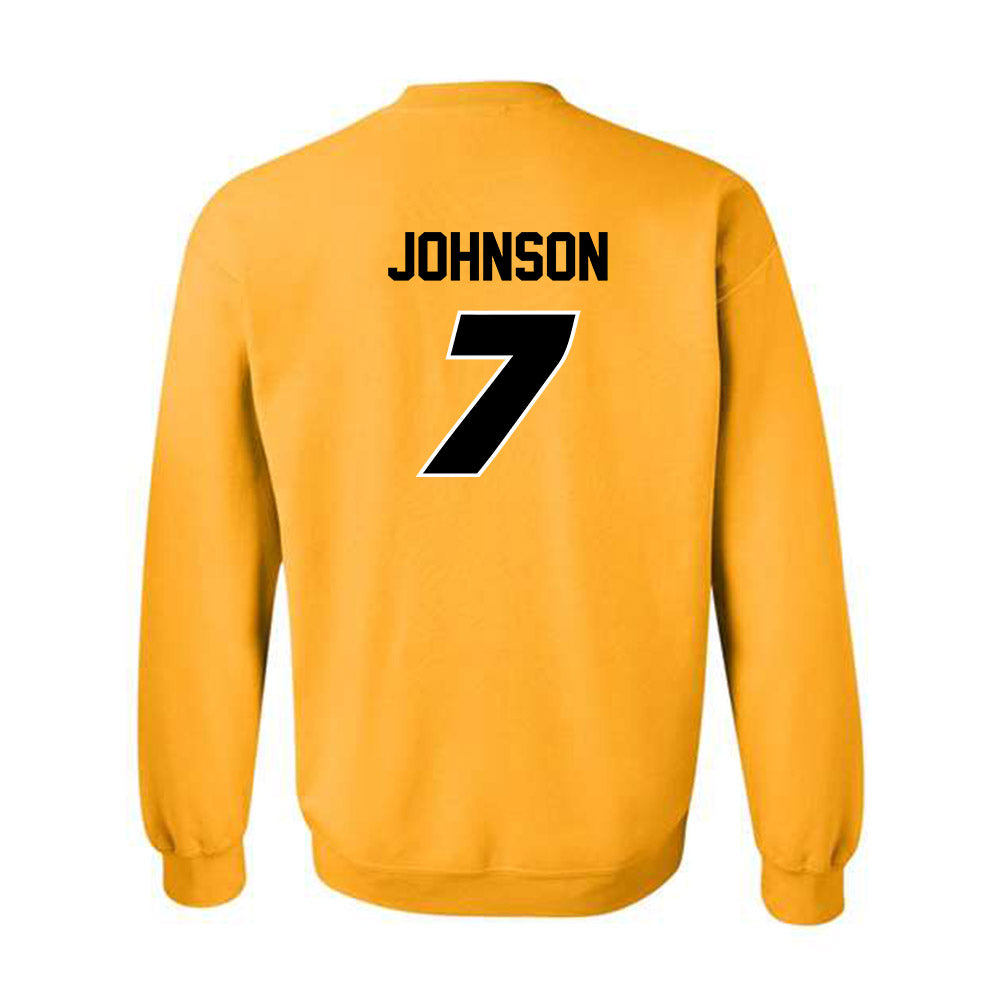 Missouri - NCAA Women's Volleyball : Kimani Johnson - Replica Shersey Crewneck Sweatshirt-1