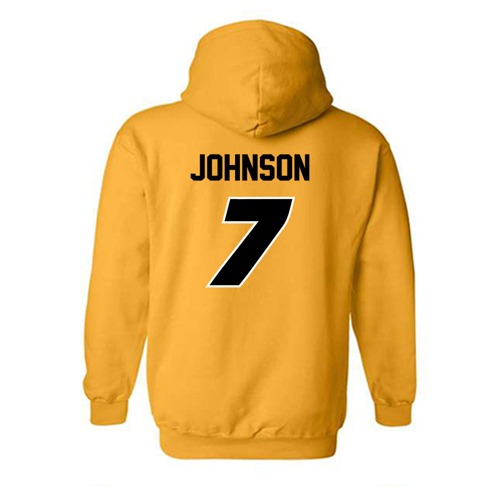 Missouri - NCAA Women's Volleyball : Kimani Johnson - Replica Shersey Hooded Sweatshirt-1