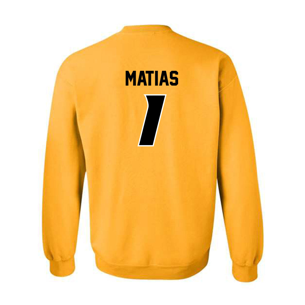 Missouri - NCAA Women's Volleyball : Zoey Matias - Replica Shersey Crewneck Sweatshirt-1