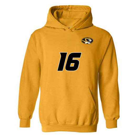 Missouri - NCAA Women's Volleyball : Trinity Luckett - Replica Shersey Hooded Sweatshirt-0