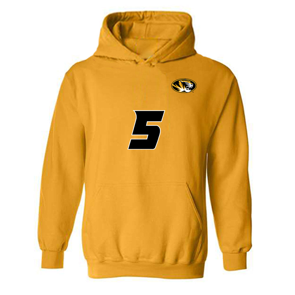 Missouri - NCAA Women's Volleyball : Lauren Forbes - Replica Shersey Hooded Sweatshirt-0