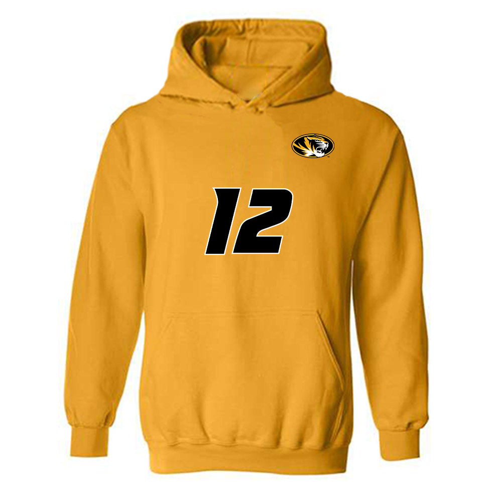 Missouri - NCAA Women's Volleyball : Janet DeMarrais - Replica Shersey Hooded Sweatshirt-0