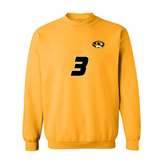 Missouri - NCAA Women's Volleyball : Maya Sands - Replica Shersey Crewneck Sweatshirt-0