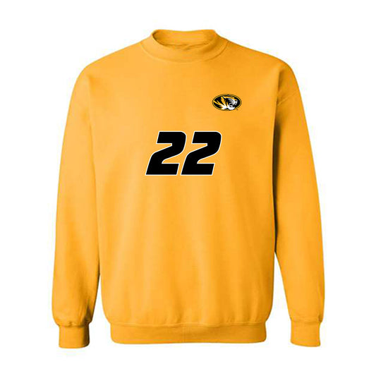 Missouri - NCAA Women's Volleyball : Marina Crownover - Replica Shersey Crewneck Sweatshirt-0