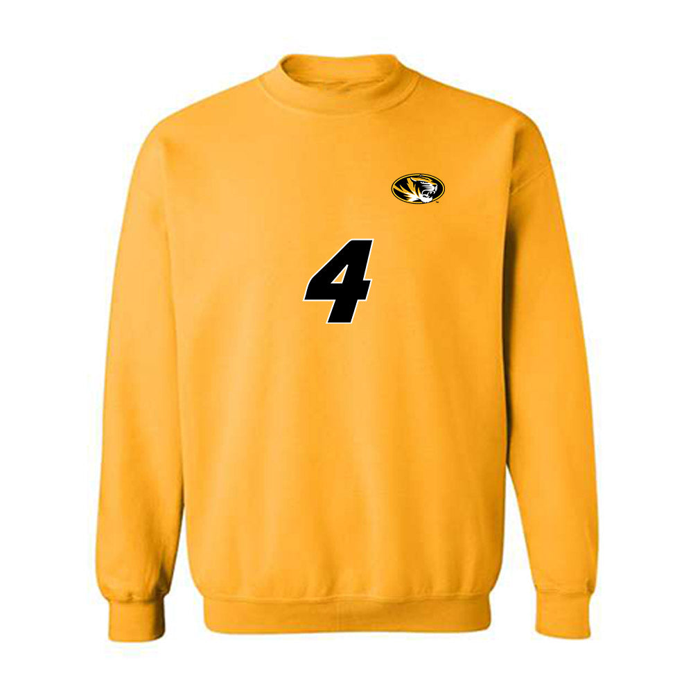 Missouri - NCAA Women's Volleyball : Asia Harvey - Replica Shersey Crewneck Sweatshirt-0