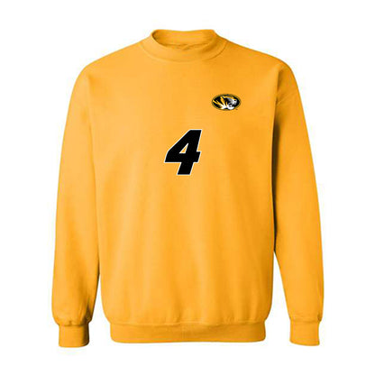 Missouri - NCAA Women's Volleyball : Asia Harvey - Replica Shersey Crewneck Sweatshirt-0