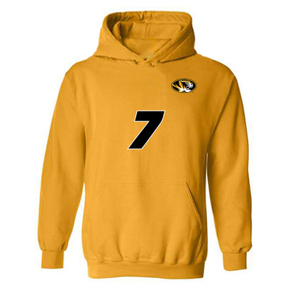 Missouri - NCAA Women's Volleyball : Kimani Johnson - Replica Shersey Hooded Sweatshirt-0