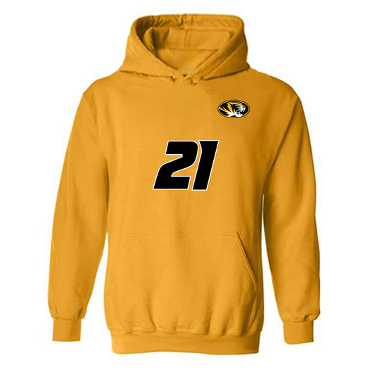 Missouri - NCAA Women's Volleyball : Morgan Jones - Replica Shersey Hooded Sweatshirt-0