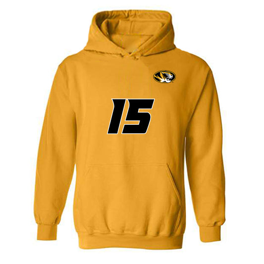Missouri - NCAA Women's Volleyball : Paige Felder - Replica Shersey Hooded Sweatshirt-0