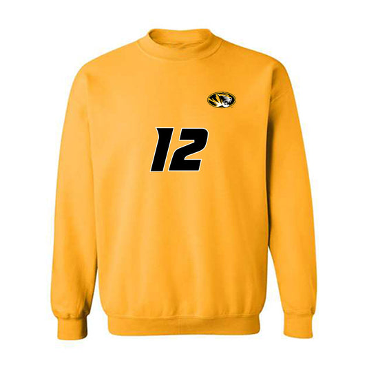 Missouri - NCAA Women's Volleyball : Janet DeMarrais - Replica Shersey Crewneck Sweatshirt-0