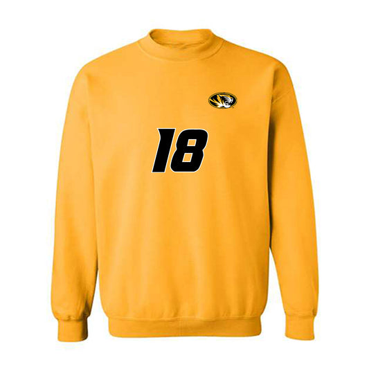 Missouri - NCAA Women's Volleyball : Claire Morrissey - Replica Shersey Crewneck Sweatshirt-0
