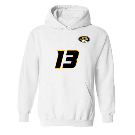 Missouri - NCAA Women's Volleyball : Tyrah Ariail - Replica Shersey Hooded Sweatshirt-0