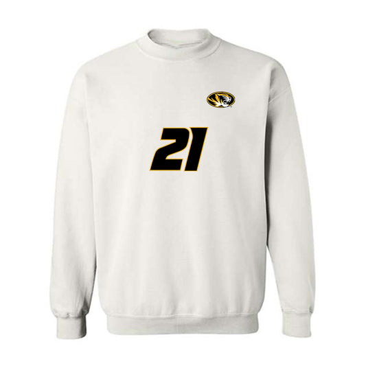 Missouri - NCAA Women's Volleyball : Morgan Jones - Replica Shersey Crewneck Sweatshirt-0