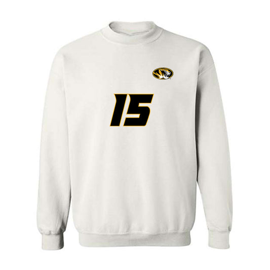 Missouri - NCAA Women's Volleyball : Paige Felder - Replica Shersey Crewneck Sweatshirt-0
