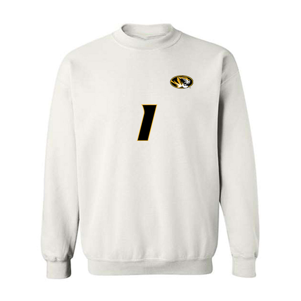 Missouri - NCAA Women's Volleyball : Zoey Matias - Replica Shersey Crewneck Sweatshirt-0