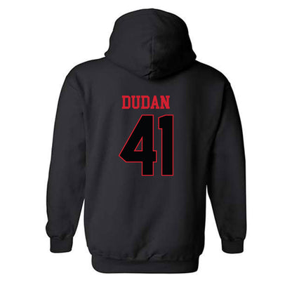 NC State - NCAA Baseball : Jacob Dudan - Hooded Sweatshirt Replica Shersey