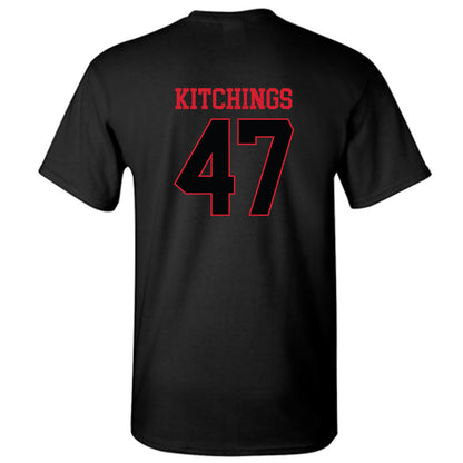 NC State - NCAA Baseball : Aiden Kitchings - Replica Shersey T-Shirt-1