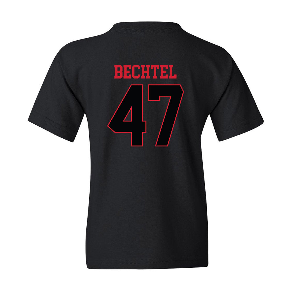 NC State - NCAA Baseball : Jake Bechtel - Youth T-Shirt Replica Shersey