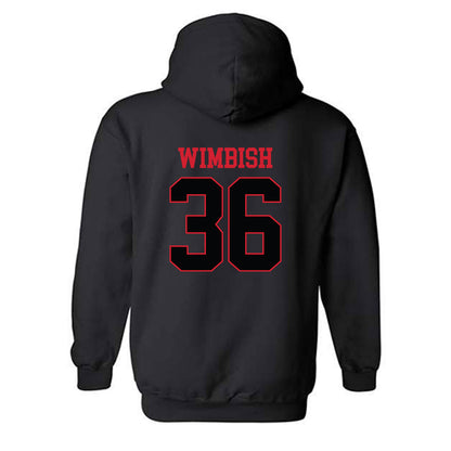 NC State - NCAA Baseball : Camden Wimbish - Hooded Sweatshirt Replica Shersey