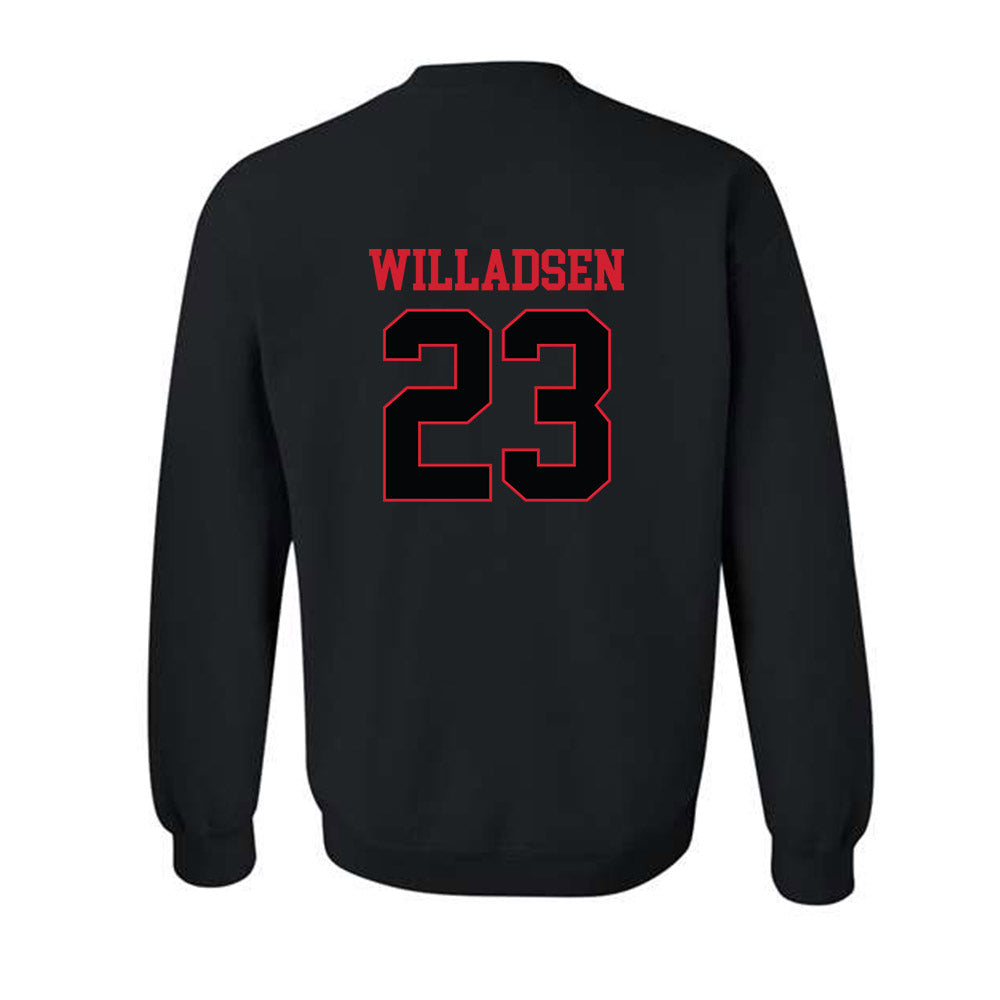 NC State - NCAA Baseball : Matt Willadsen - Crewneck Sweatshirt Replica Shersey