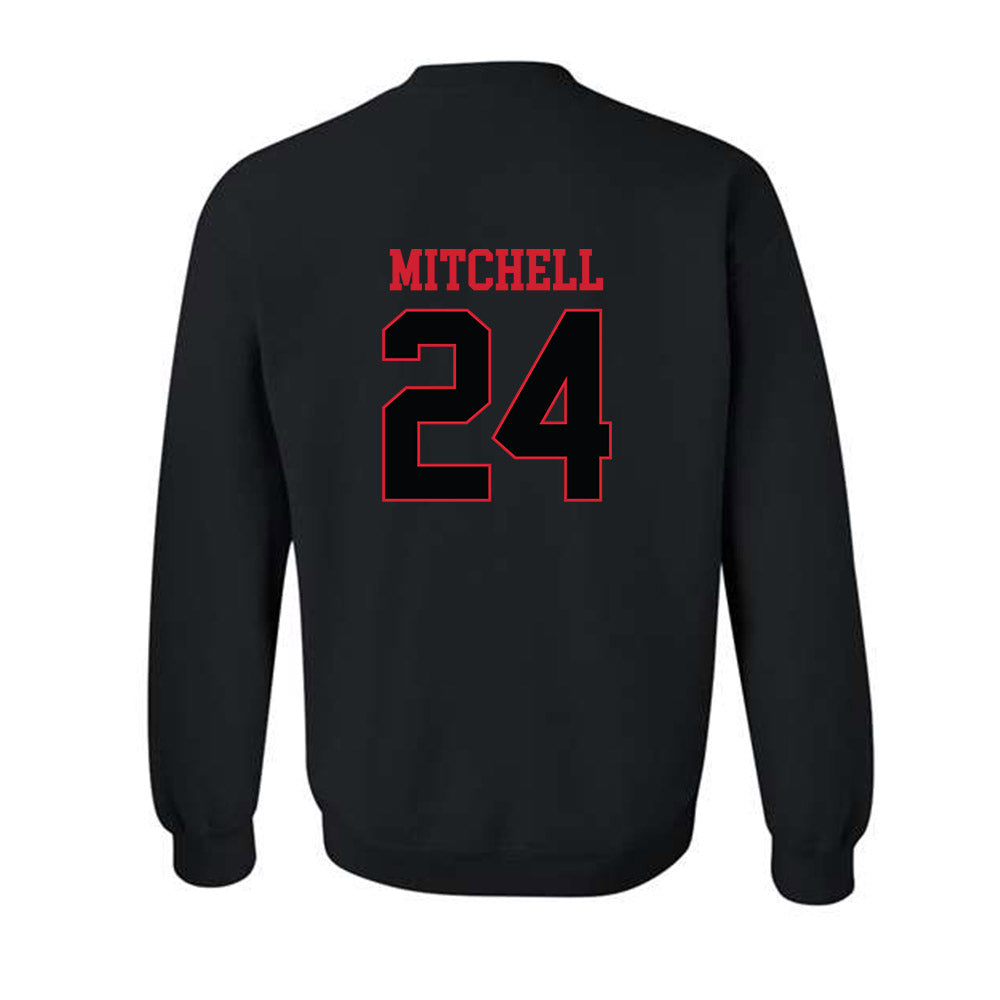 NC State - NCAA Baseball : Devin Mitchell - Replica Shersey Crewneck Sweatshirt-1