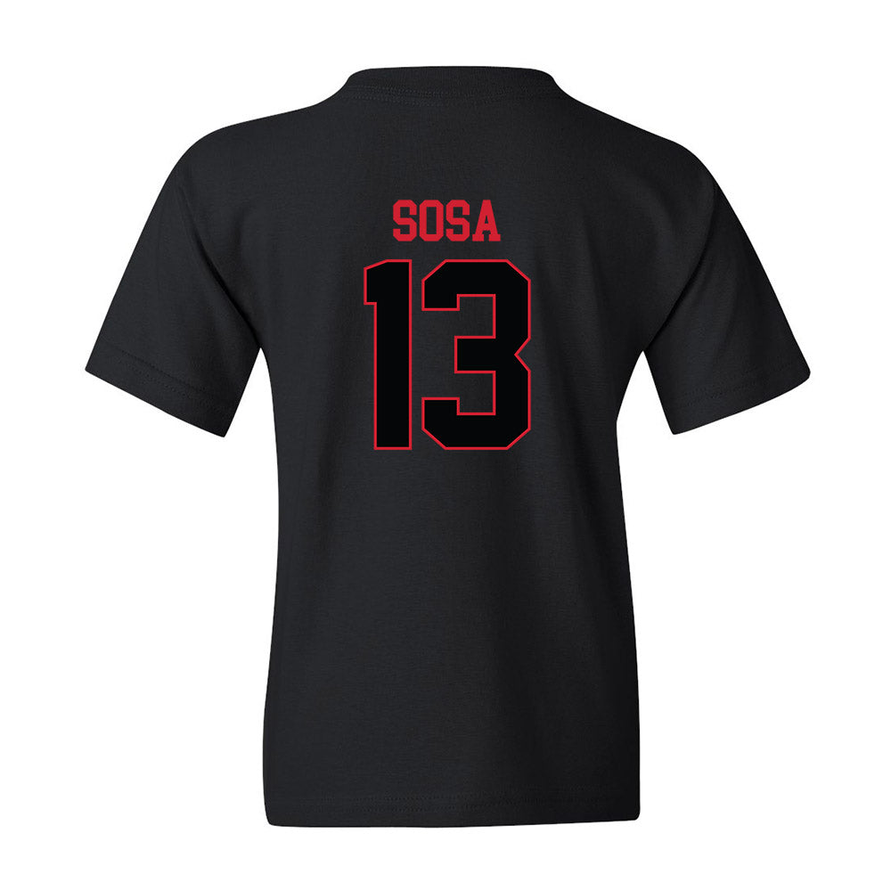 NC State - NCAA Baseball : Alex Sosa - Youth T-Shirt Replica Shersey