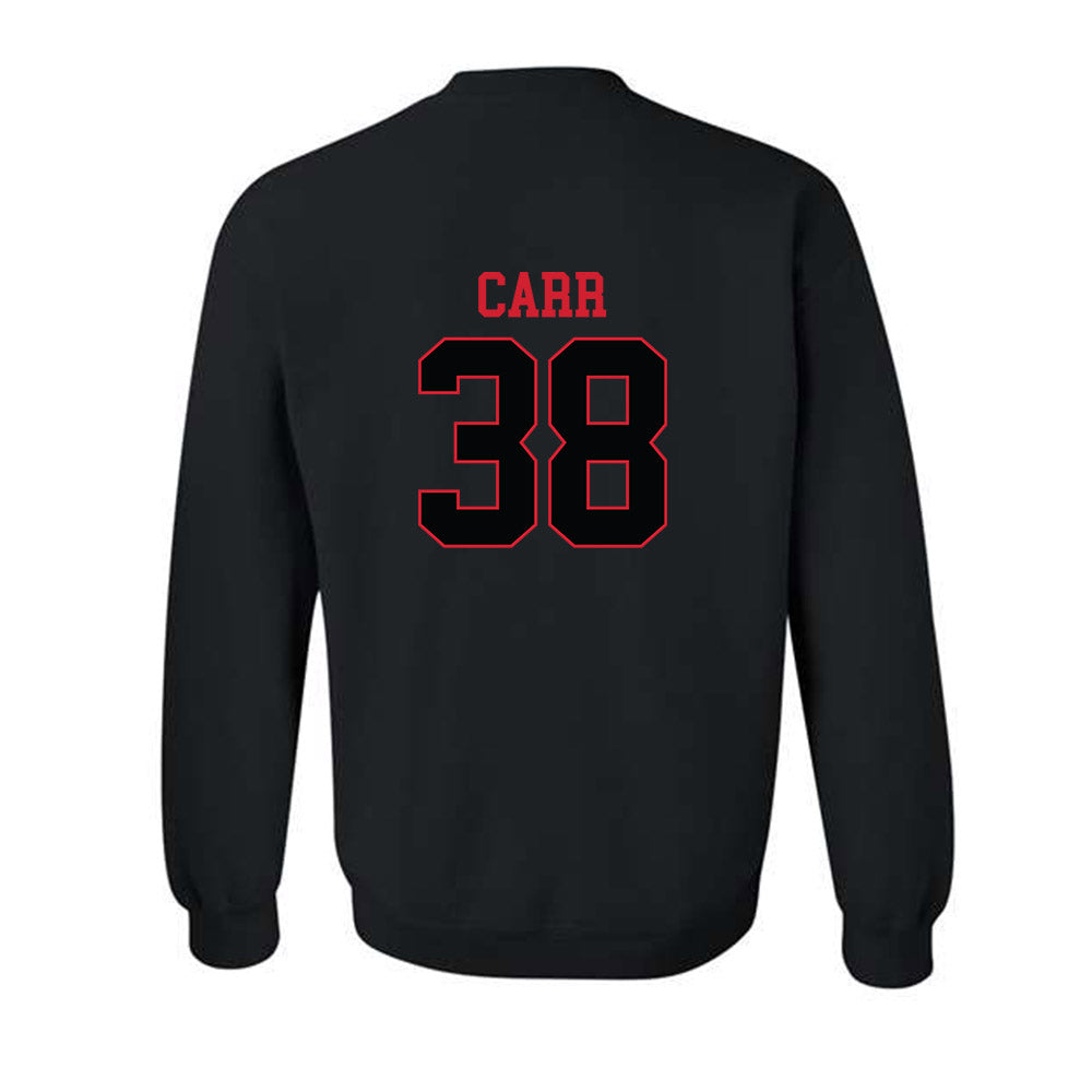 NC State - NCAA Baseball : Landon Carr - Replica Shersey Crewneck Sweatshirt-1