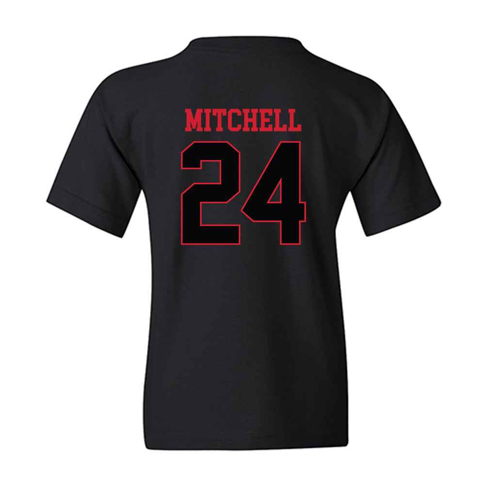 NC State - NCAA Baseball : Devin Mitchell - Replica Shersey Youth T-Shirt-1