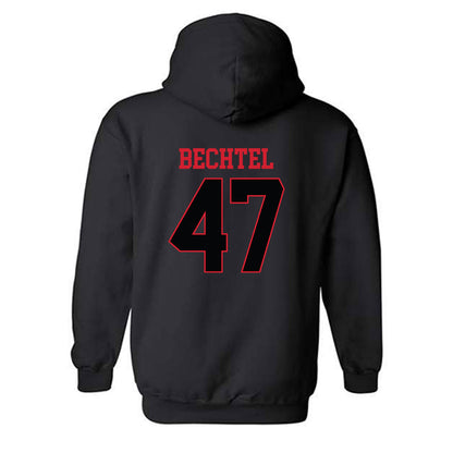 NC State - NCAA Baseball : Jake Bechtel - Hooded Sweatshirt Replica Shersey