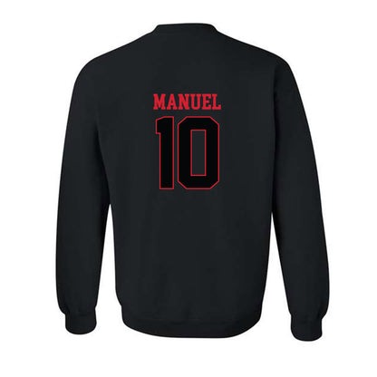 NC State - NCAA Baseball : Truitt Manuel - Replica Shersey Crewneck Sweatshirt-1