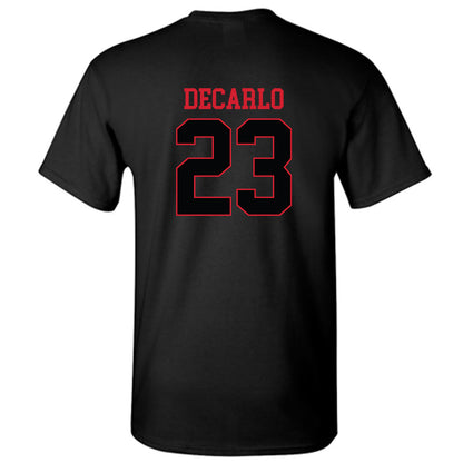 NC State - NCAA Baseball : Vincent DeCarlo - Replica Shersey T-Shirt-1