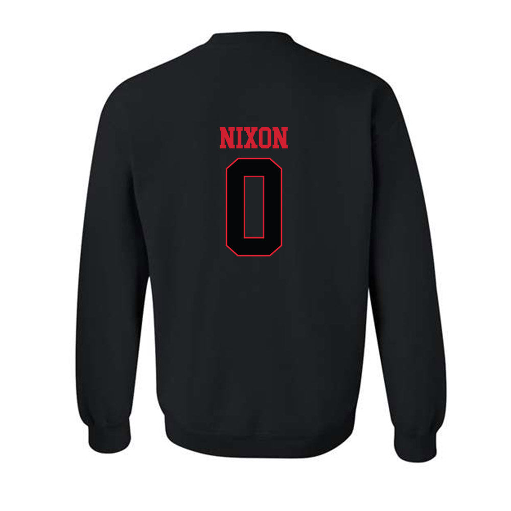 NC State - NCAA Baseball : Luke Nixon - Crewneck Sweatshirt Replica Shersey